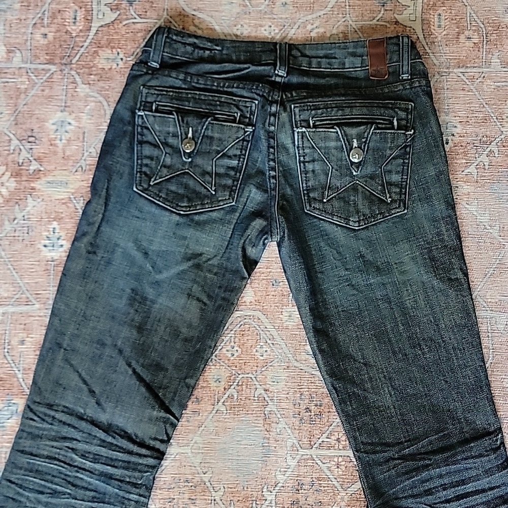 People's Liberation Low Rise Boot Cut Jeans Made In USA